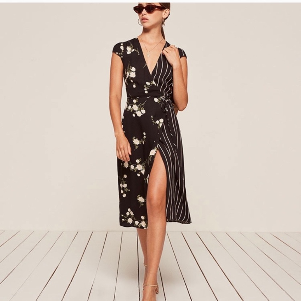 Reformation wrap dress